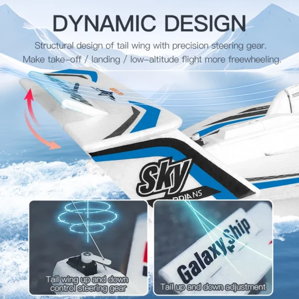 KF603 RC Plane Boat 2.4G 3CH Sea And Air RC Glider EPP Foam Water Land Flying Airplane Toys Gift For Boys - Image 3