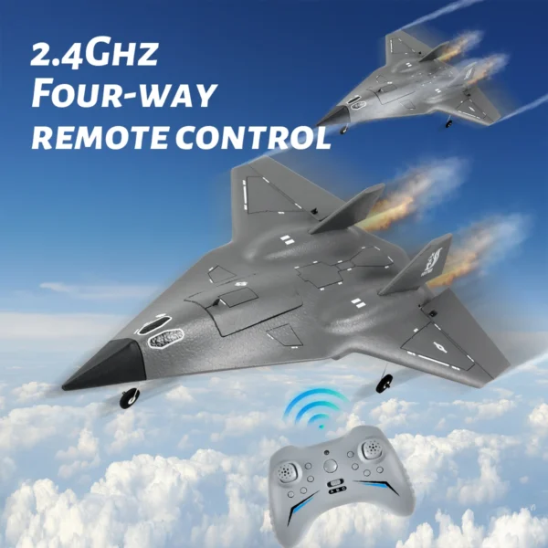 SR72 RC Plane 2.4G 4CH RC Fighter With Concealed Culvert Design FX9672 RC Airplane Powerful Motors RTF Aircraft Boys Toys - Image 5