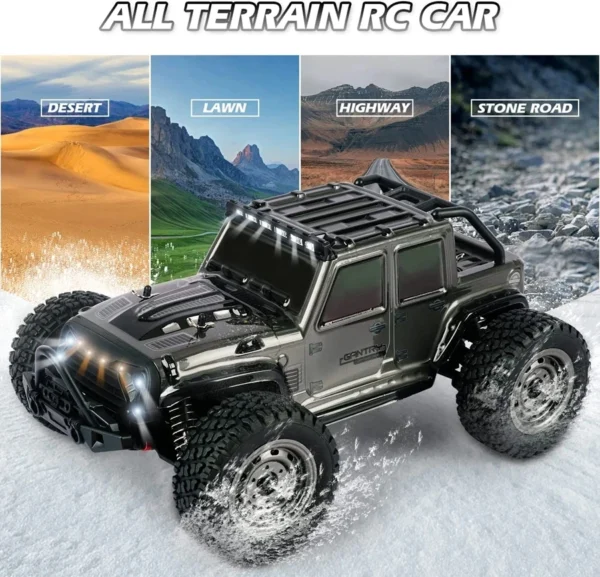 4WD Remote Control RC Car 50 or Super Brushless 80KM/H Fast RTR High Speed All Terrain Off Road Radio 4x4 Truck for Adults Kids - Image 3
