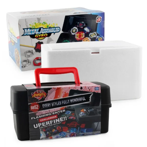 Fusion Blayblade Metal Master Set Metal Fightting Spinning Top Toy Gift with Storage Box - Image 5